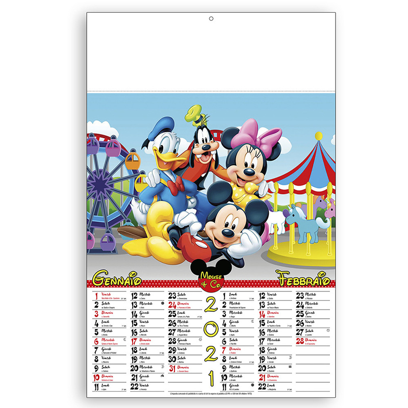 Calendario Mouse 2021
